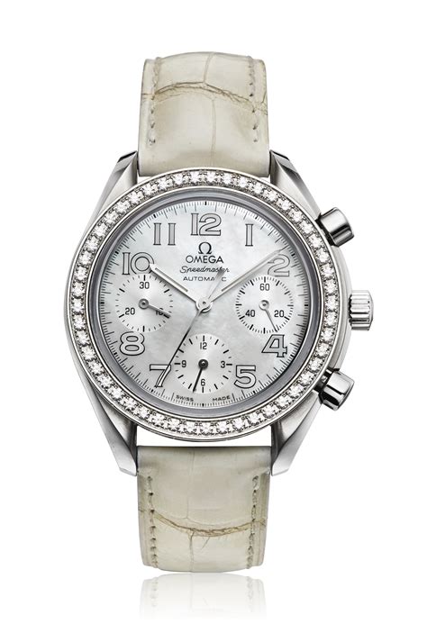 omega speedmaster ladies diamonds|Omega Speedmaster automatic tachymeter price.